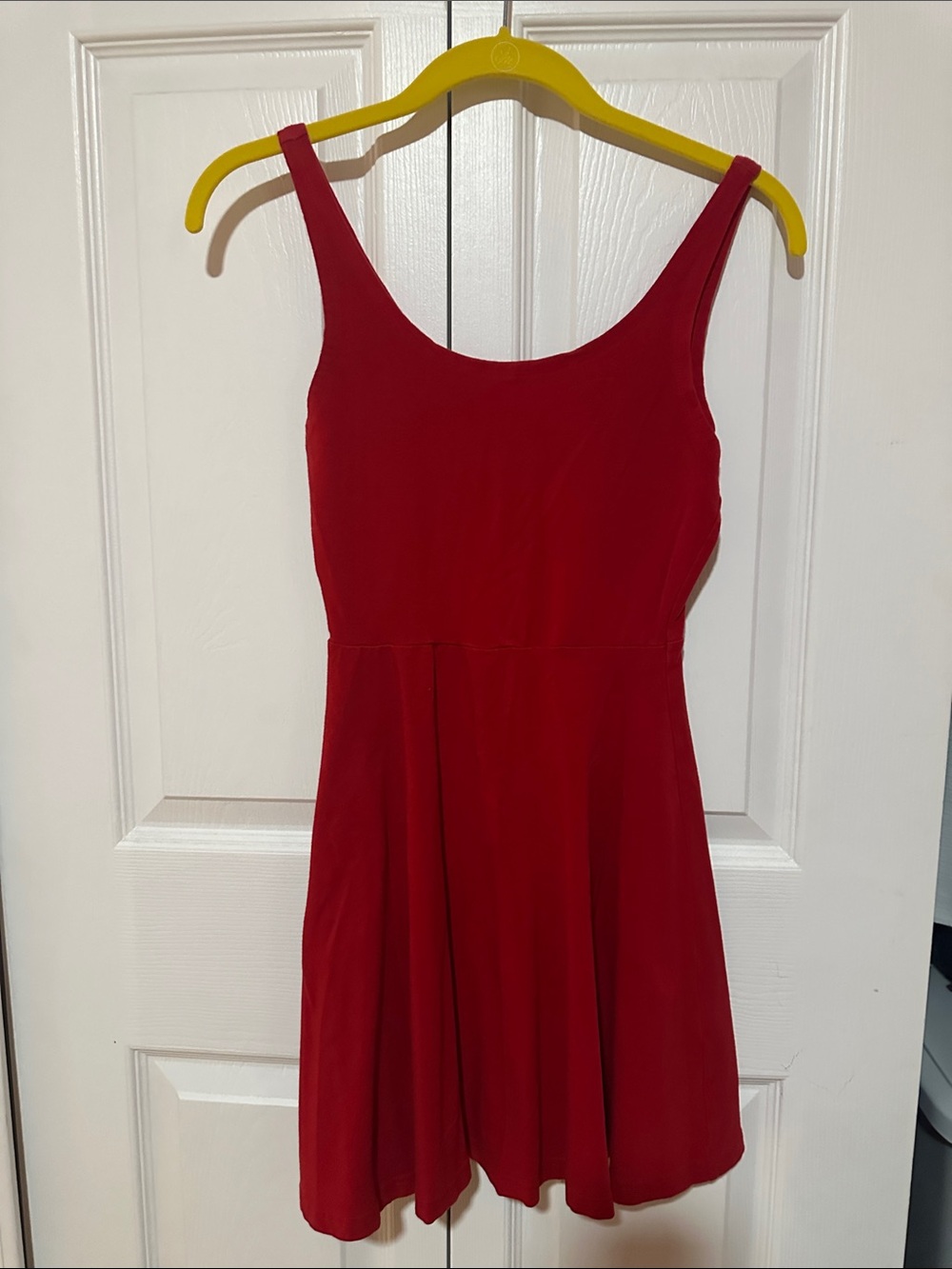Express Red Sleeveless Mini Dress